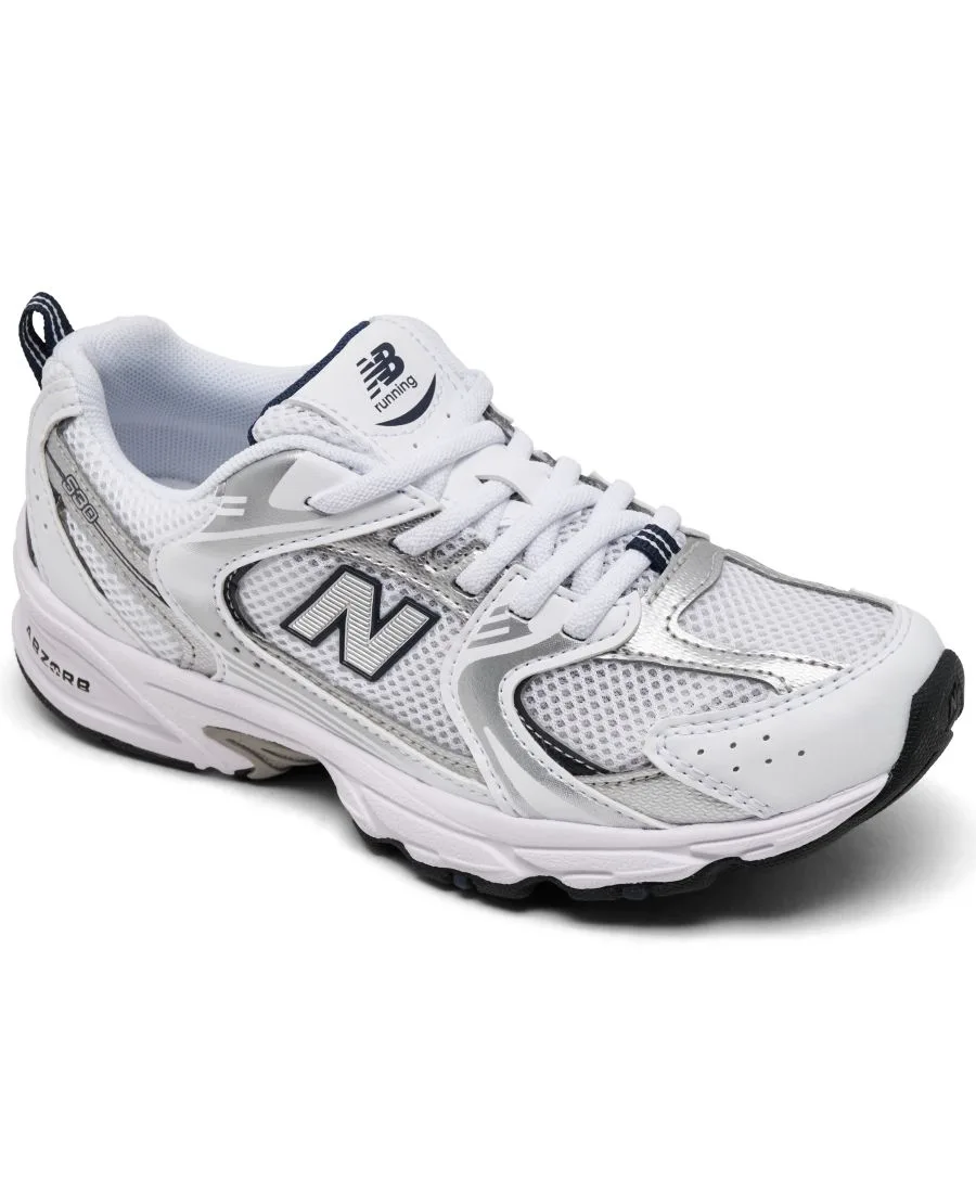 Детские повседневные кроссовки Little Kids 530 от Finish Line New Balance, белый, темно-синий
