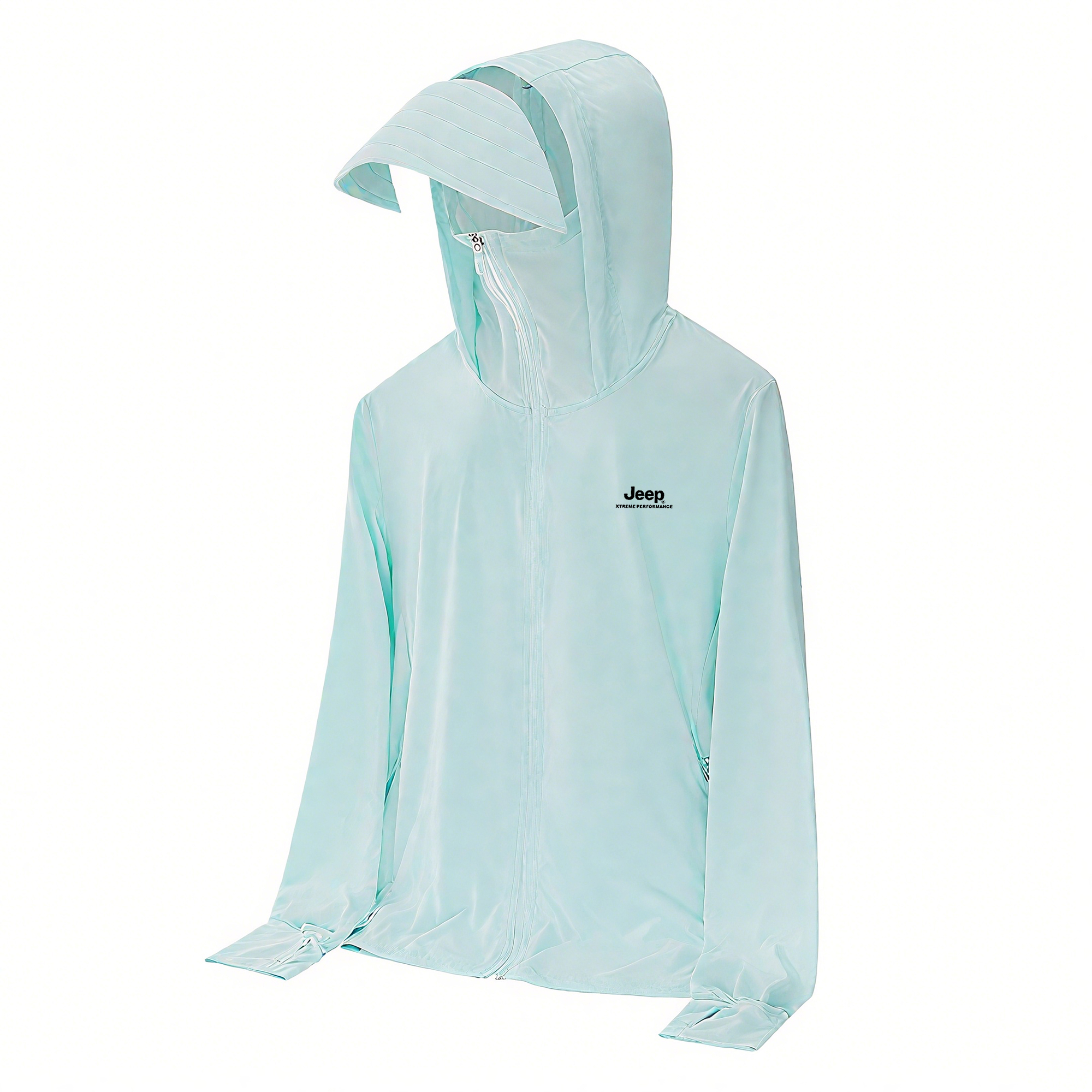 

Суперлегкая дышащая одежда с UV-защитой и охлаждающим эффектом для мужчин и женщин Jeep, women's-ice moon синий