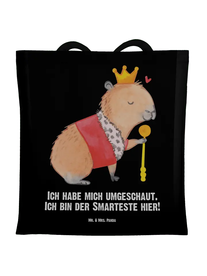 

Сумка для переноски Mr & Mrs Panda Capybara König, черный