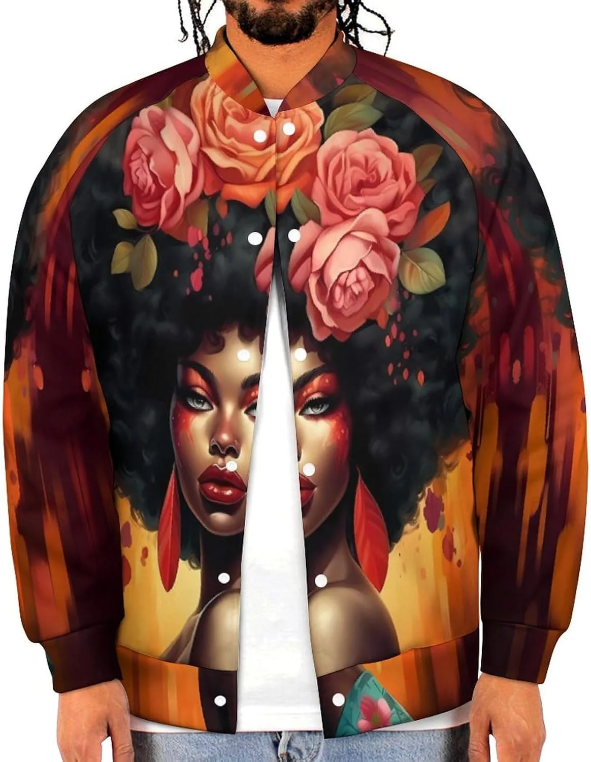 Куртка-бомбер Varsity Letterman для мужчин и женщин African American, легкая, в стиле бейсбол Generic, Style