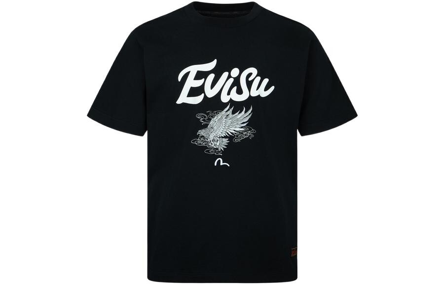

Футболка мужская черная Evisu, черный