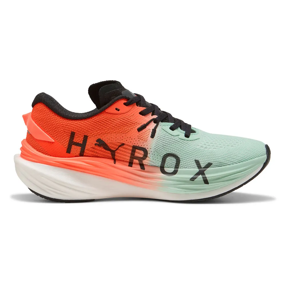 Беговые кроссовки Puma Deviate NITRO 3 HYROX AH25, зеленый — фото 3