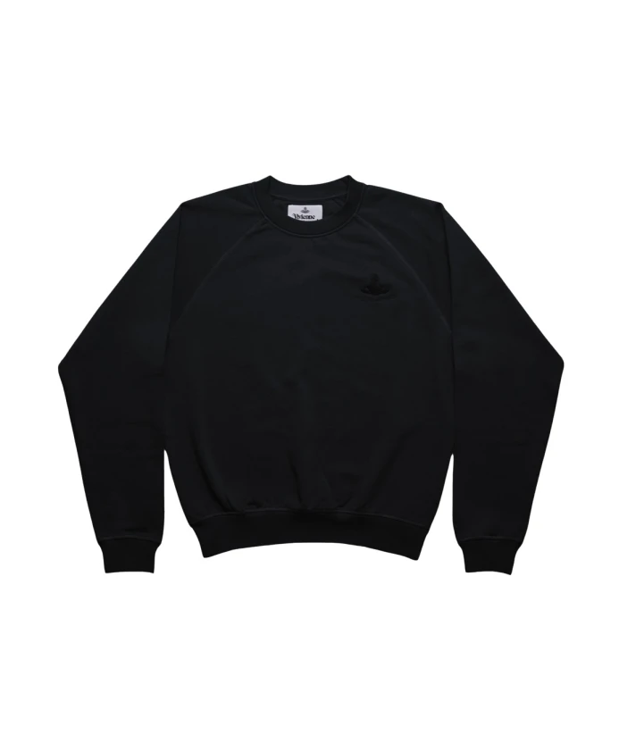 

Черная толстовка-пуловер с рукавами реглан Vivienne Westwood, черный