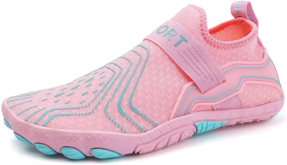 

TerraTouch - Беговые кроссовки с широкой носочной частью - Здоровые и нескользящие босоножки (унисекс) Swzec, розовый