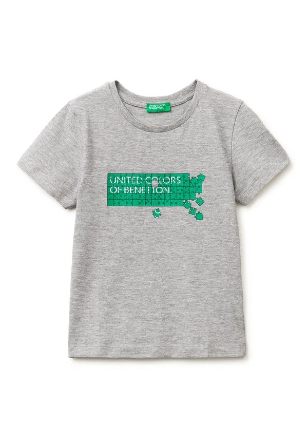 Футболка с логотипом United Colors Of Benetton, Grey