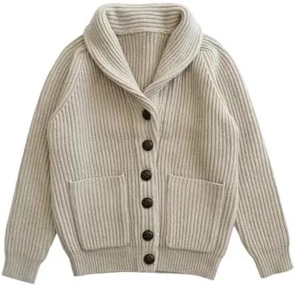 

Мужской кардиган с шальным воротником в винтажном стиле Slim Fit