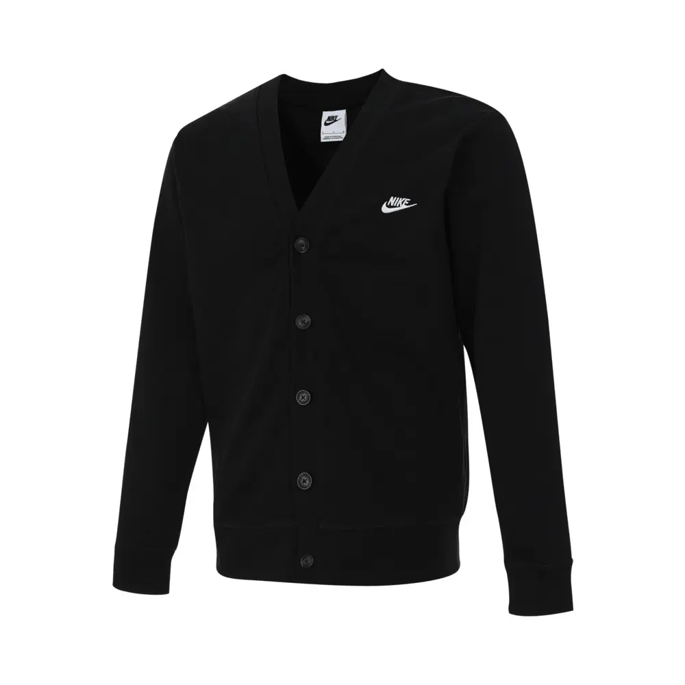 Nike Толстовка Club FAIRWAY CARDIGAN Куртка Мужские Black — фото 4