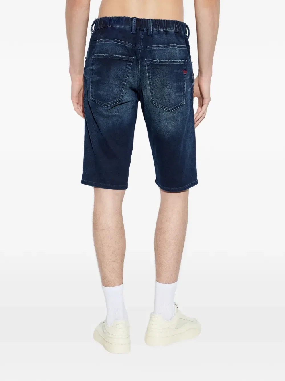 D-Krooley-Short-Bw выцветшие джинсовые шорты DIESEL, синий — фото 4