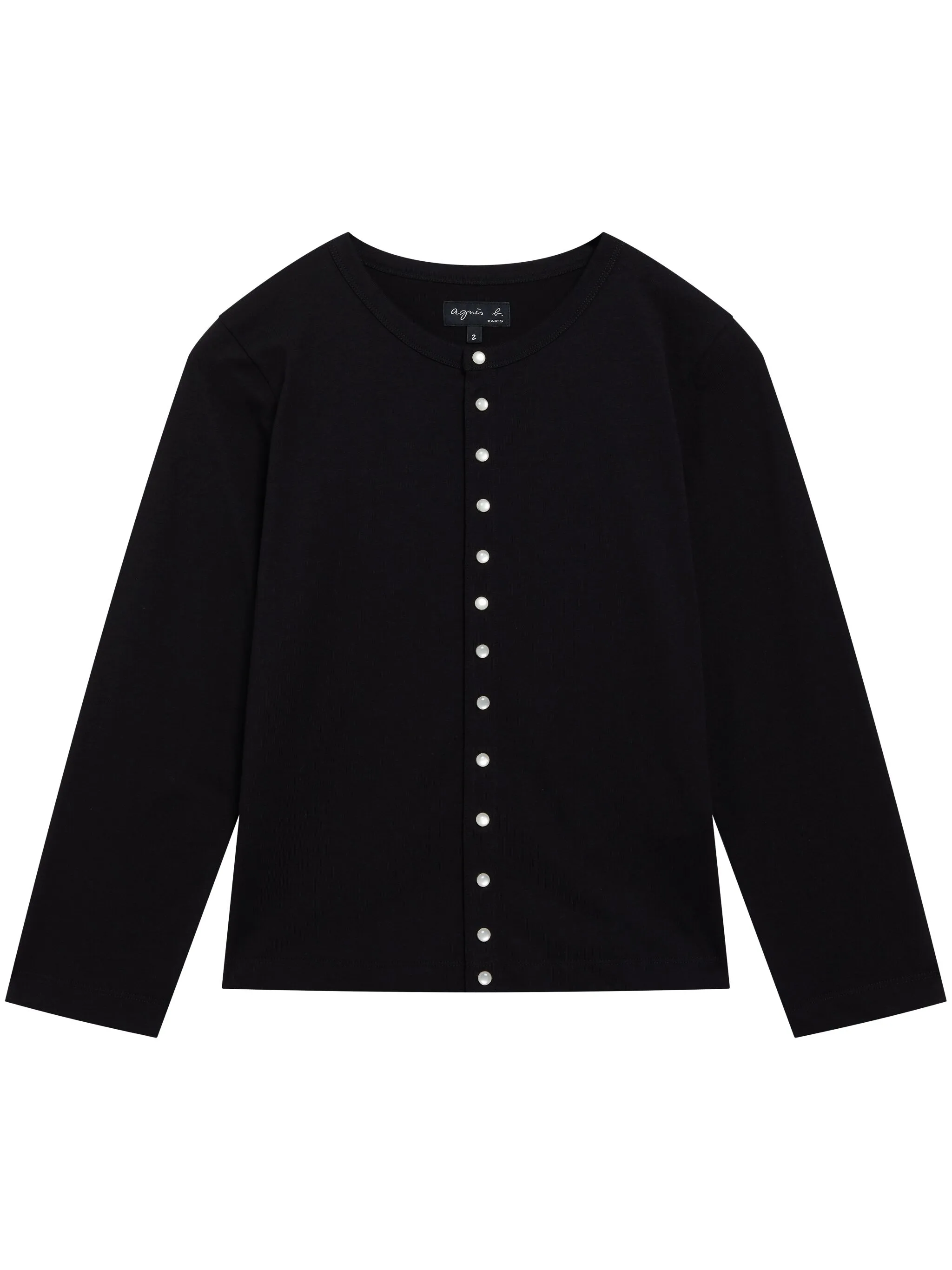 

Кардиган Le Petit Snap Agnès B., черный