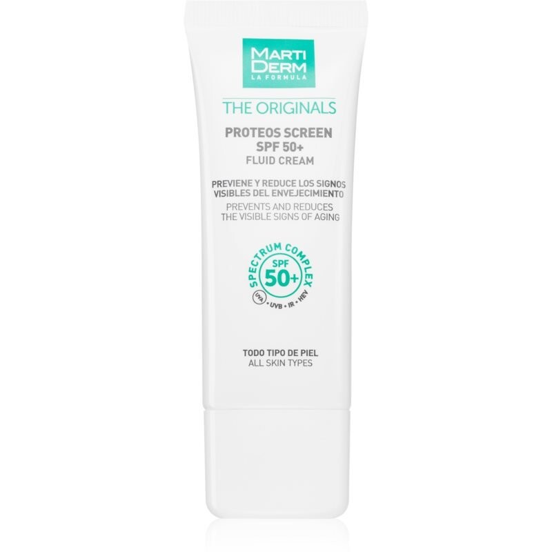 

MartiDerm, The Originals Proteos Screen, защитная жидкость SPF 50+, 40 мл