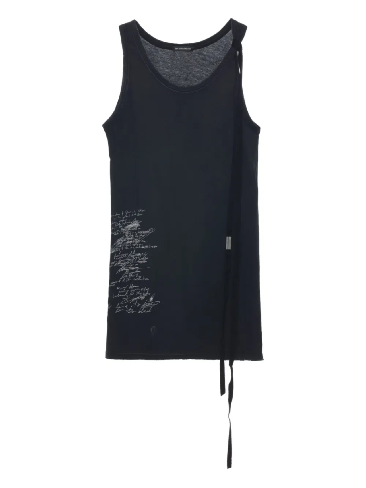 

Ann Demeulemeester топ Vesta Ramage, черный