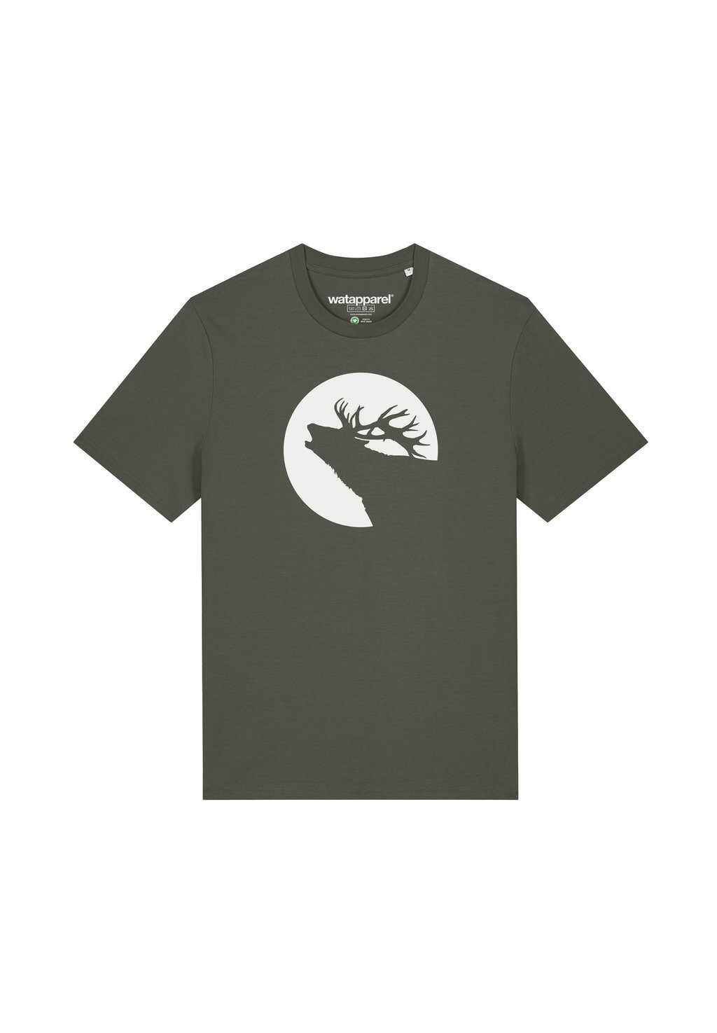 

Футболка с принтом RÖHRENDER HIRSCH Watapparel, цвет khaki