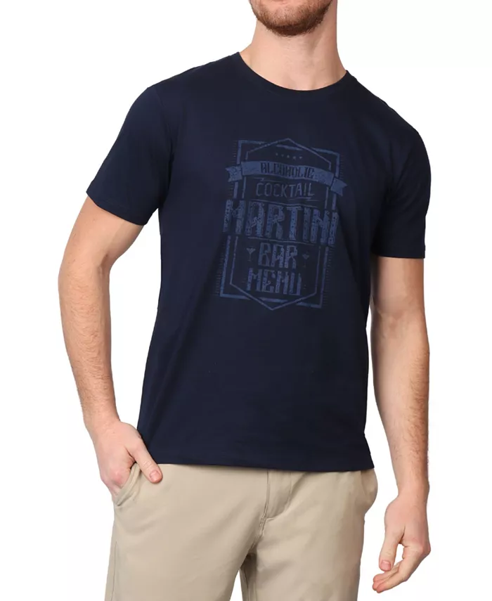 

Мужская футболка Martini Vintage с принтом Tailorbyrd, синий