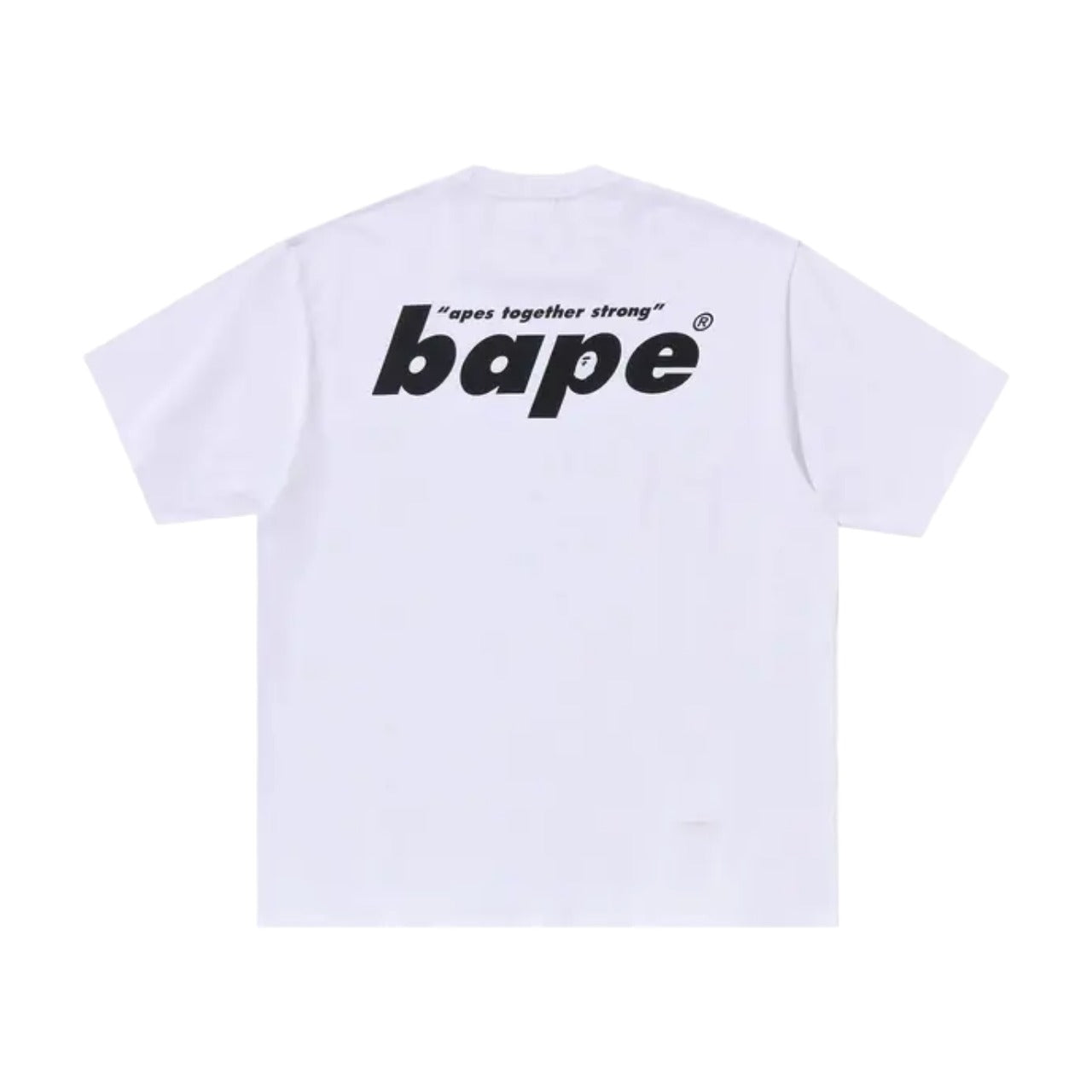 Футболка свободного кроя "A Bathing Ape Shark Seijin Ape Head" 'White' — фото 2