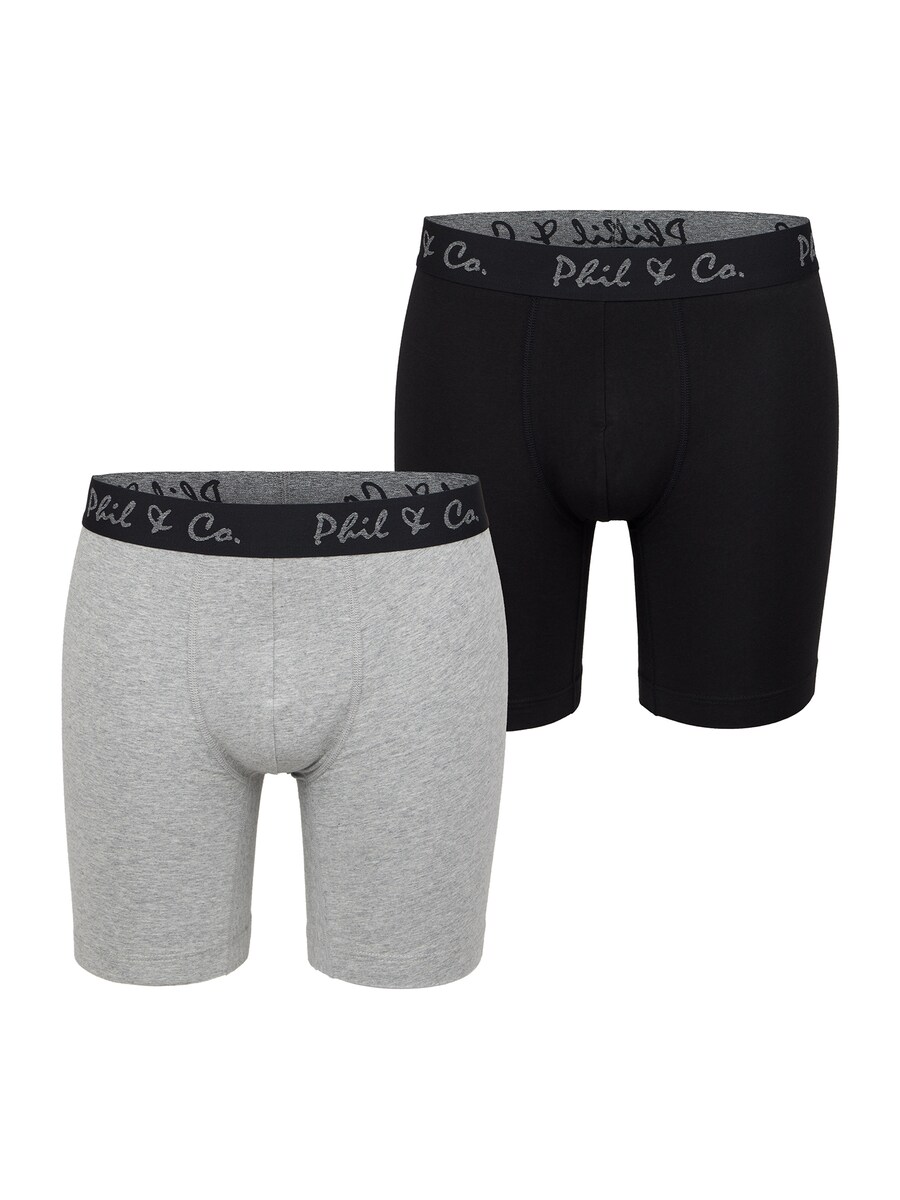 

Боксерские шорты Phil & Co. Berlin Long Boxer, черный