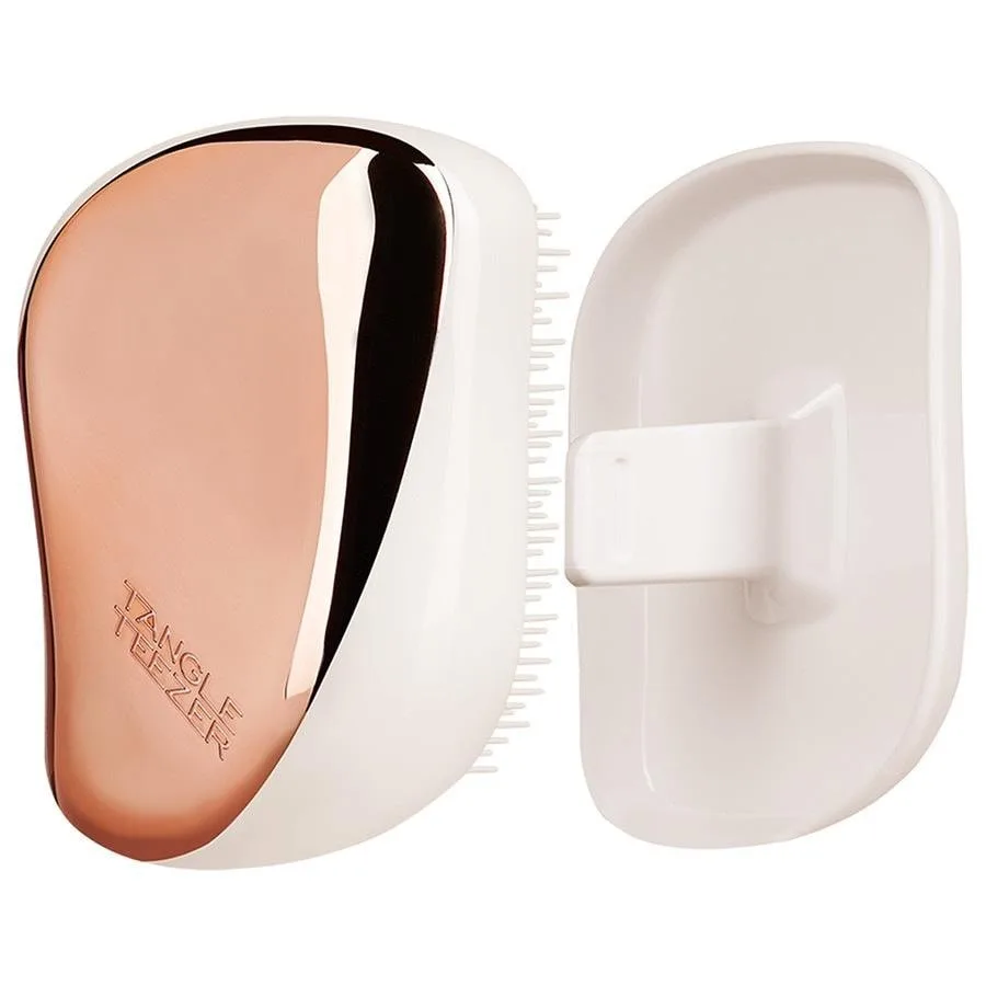 Плоская/Лопатчатая компактная щетка-стайлер, розовое золото, люкс Tangle Teezer, 1 шт — фото 2