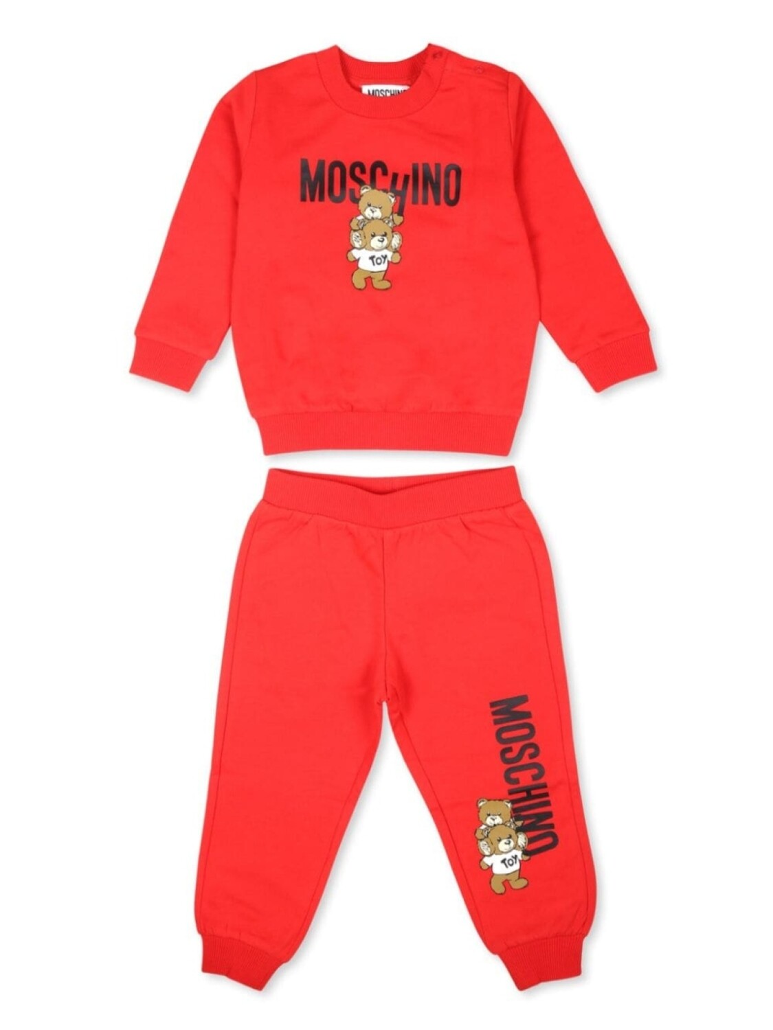 

Moschino Kids спортивный костюм Teddy Bear, красный