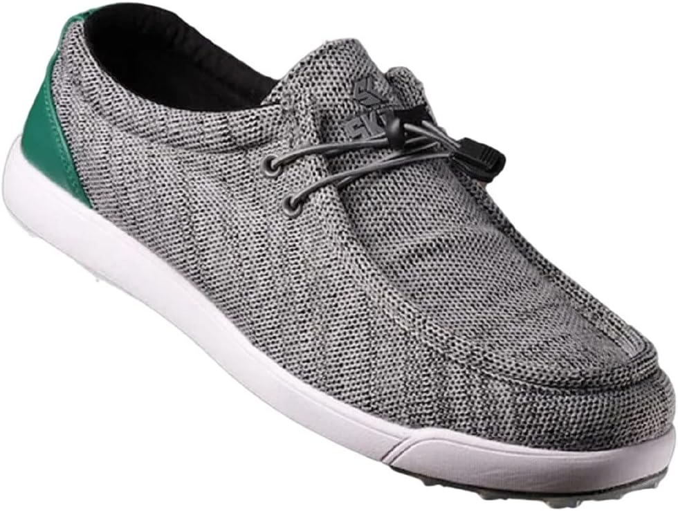 

Мужские гольф обувь SKONI без шипов, На липучке, Легкие, темно-серый