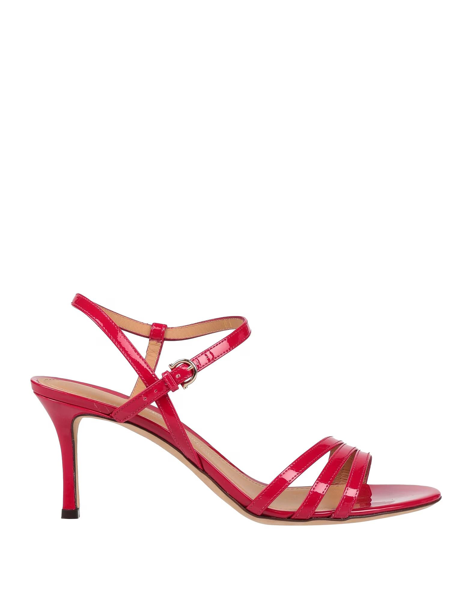 Сандалии Ferragamo, гранатовый