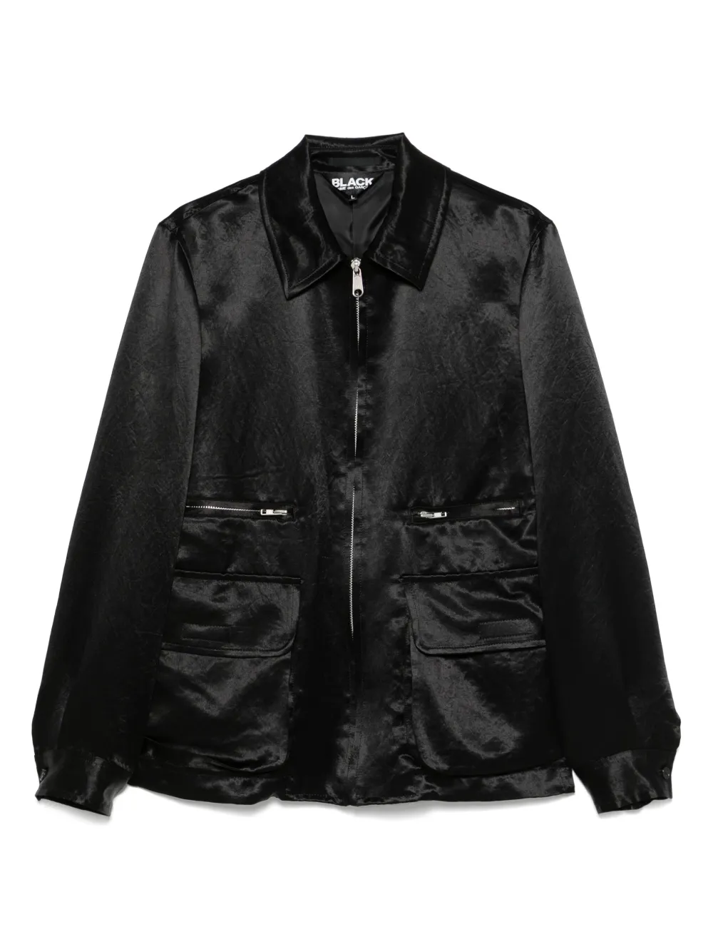 

Атласная куртка Black Comme Des Garçons, черный