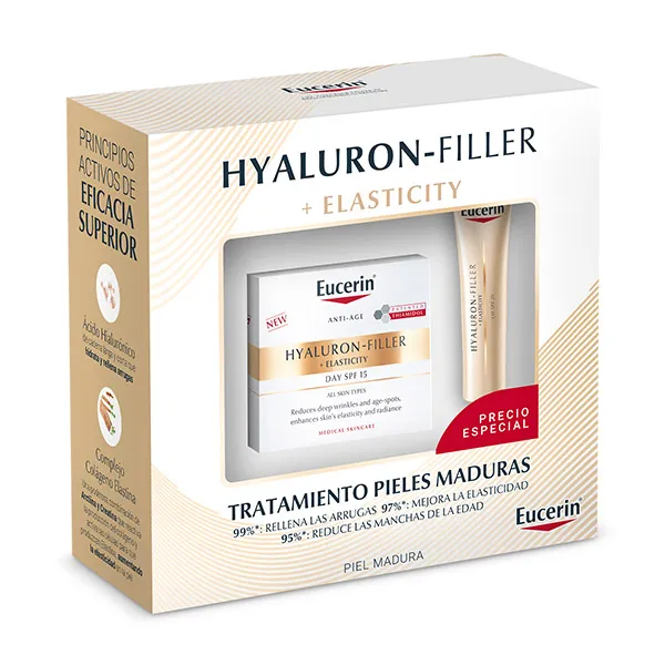 

Дневной крем + маска для контура глаз Hyaluron Filler Eucerin, 1 UD