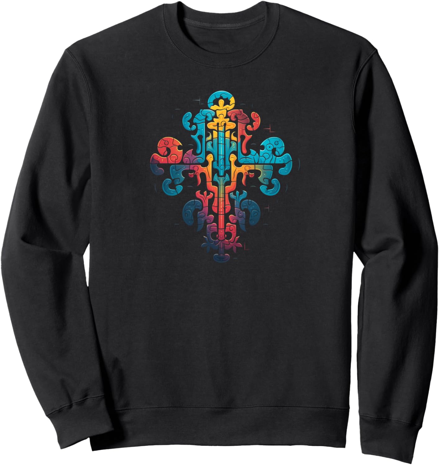 

Загадочная толстовка в виде кусочка пазла Puzzle Apparel, черный