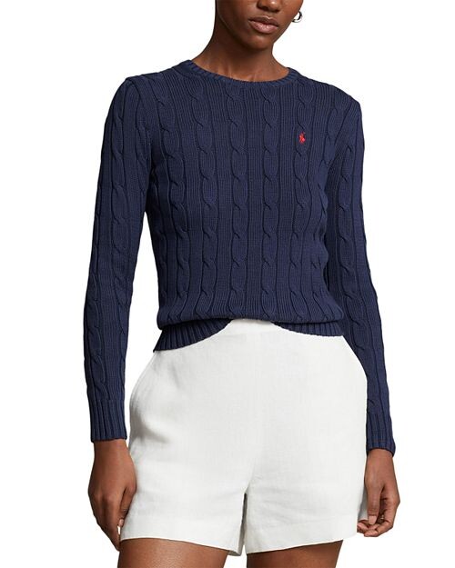 

Хлопковый вязаный свитер Ralph Lauren, цвет Blue