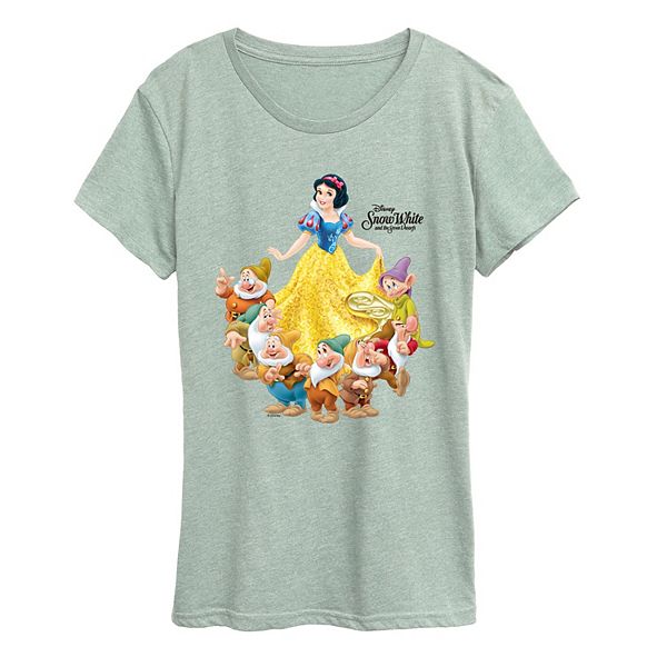 

Футболка с принтом Белоснежка и семь гномов Disney, Heather Sea Foam