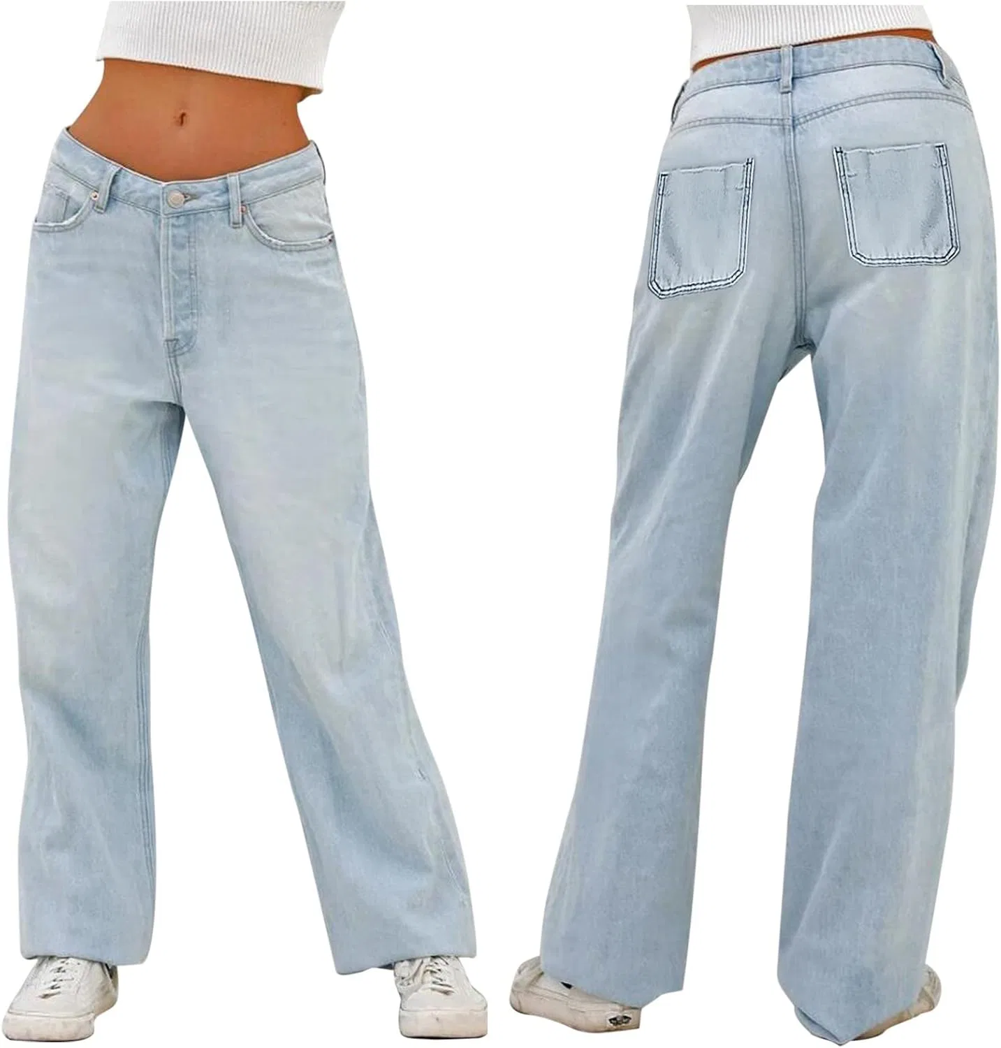 Джинсы свободные Women's Anotherchill, Light Blue