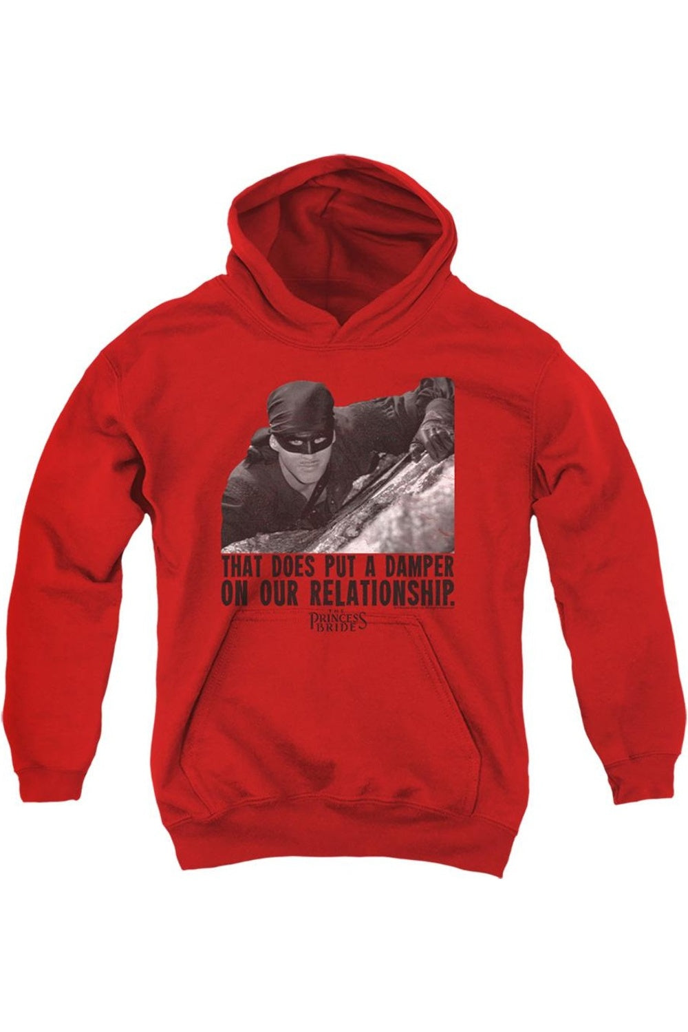 

Толстовка с капюшоном Princess Bride Damper Youth Gildan, красный