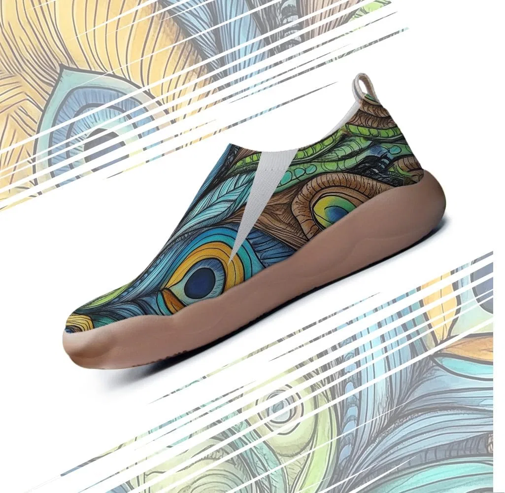 Мокасины мужские Arch Support Slip-On Loafers Abstract Stylish-012 Streetsavour — фото 4