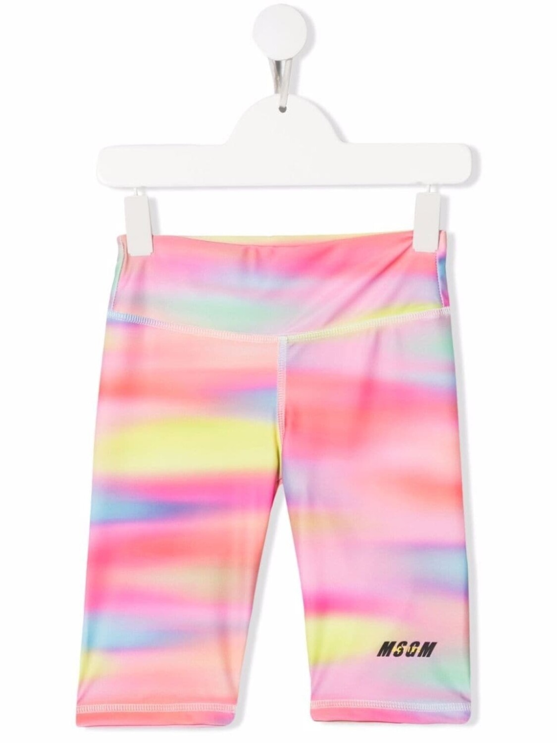

Шорты с принтом тай-дай MSGM Kids, розовый