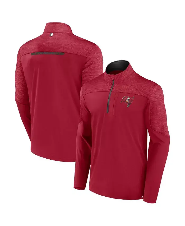 

Толстовка Men's Red Tampa Bay Buccaneers Defender Half-Zip Top Fanatics