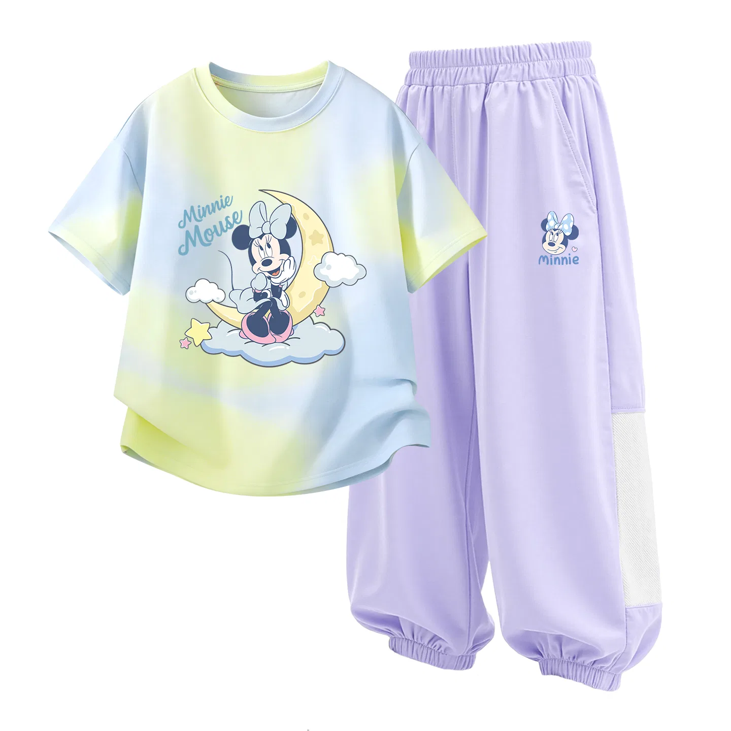 Детский спортивный костюм Casual Sportswear 2 Piece Set Disney, Di Yue Meng Cloud Blue+Di L Naughty Niu Lan Purple