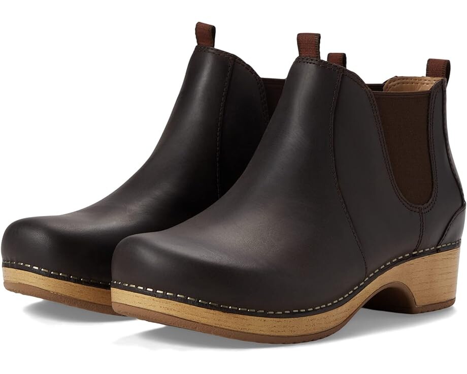 

Ботинки Dansko Becka, цвет Brown Oiled Pull Up
