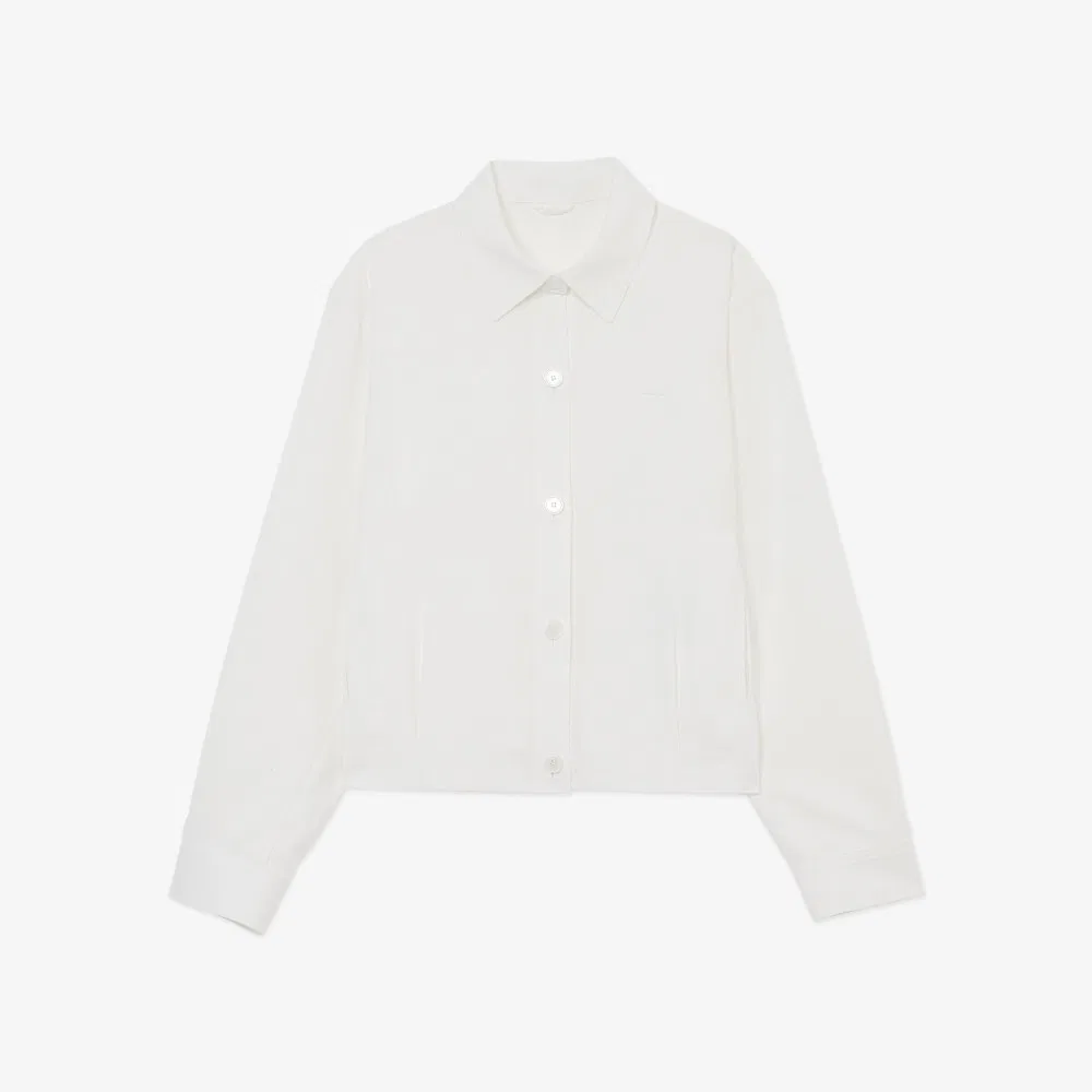 Жакет Lacoste Льняной летний, Айвори