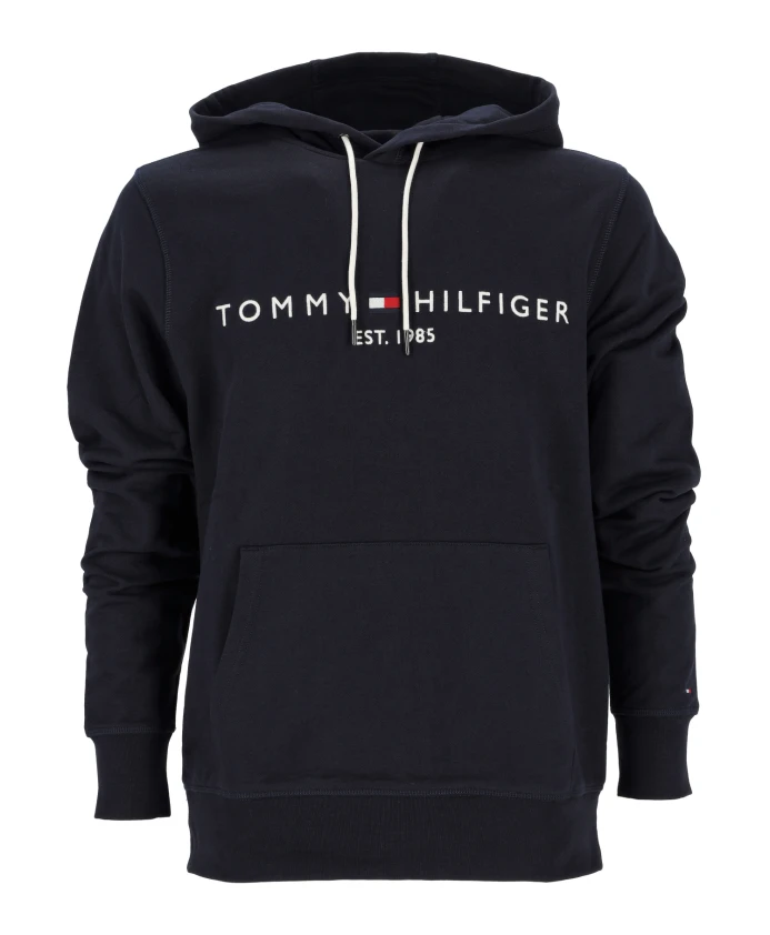 

Толстовка с капюшоном и логотипом, темно-синего цвета. Tommy Hilfiger, синий