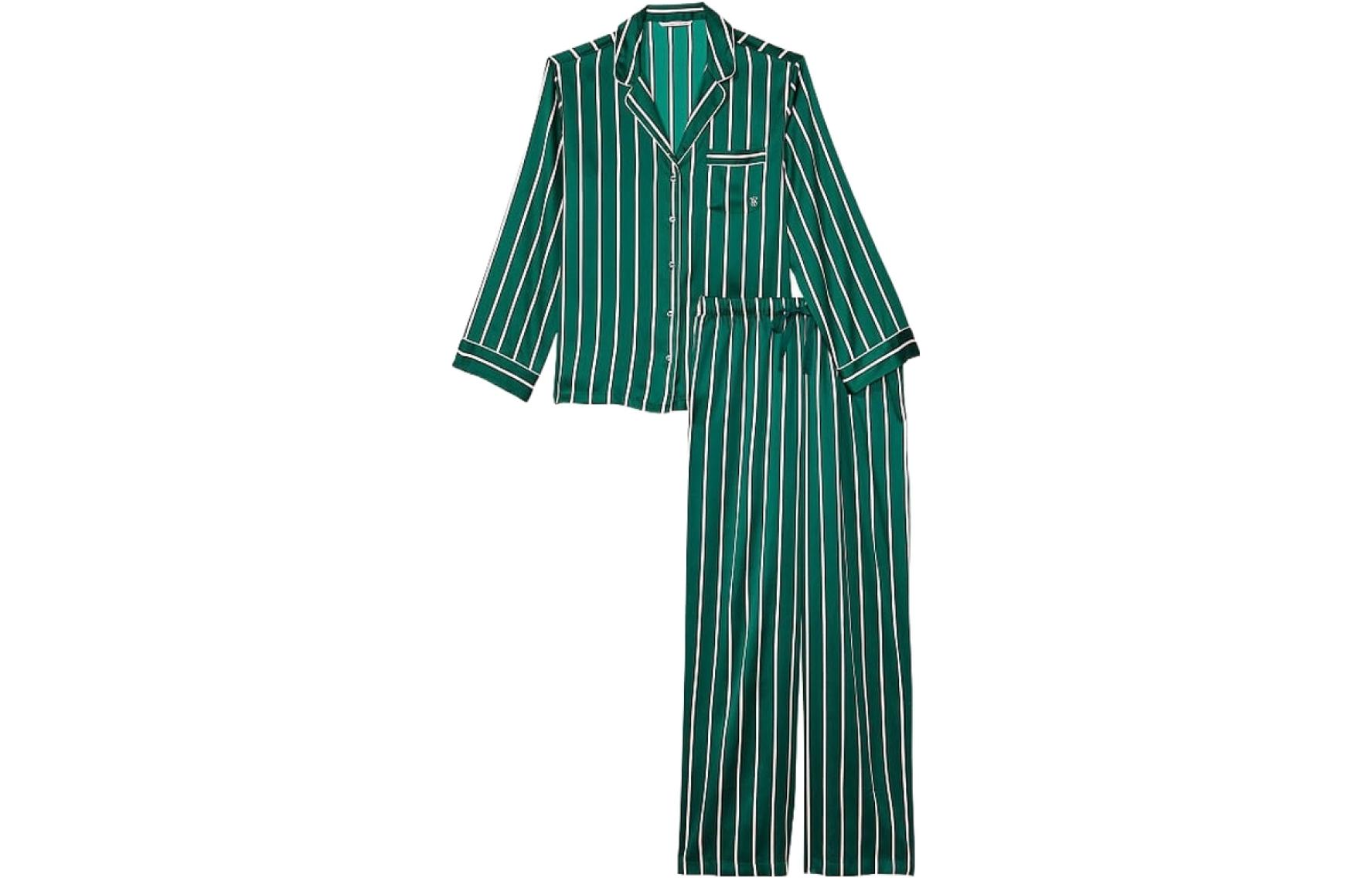 

Домашний костюм Victoria's Secret, цвет green stripes