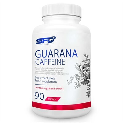 

SFD, Guarana Caffeine 90 таблеток с кофеином гуараны