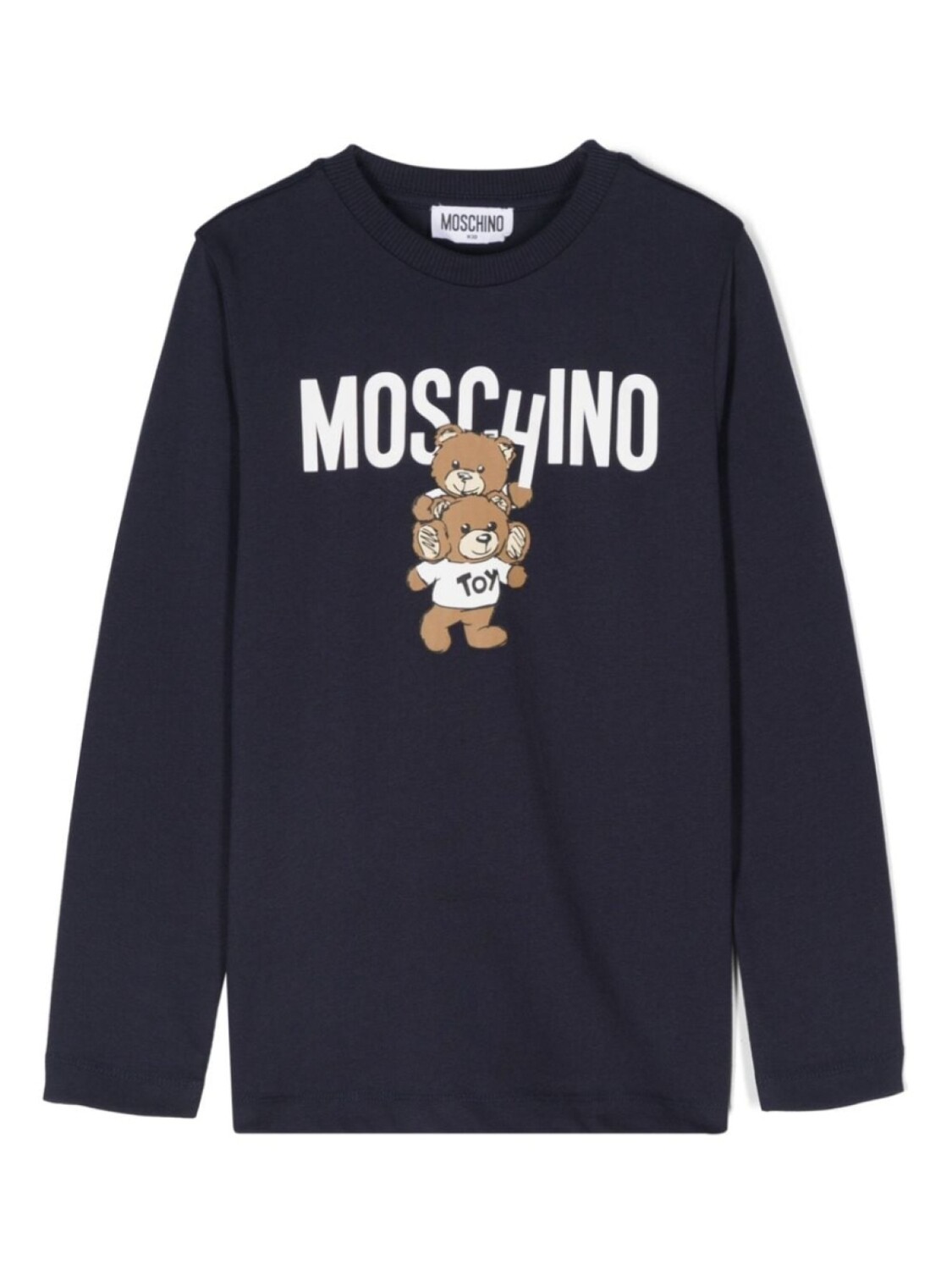 

Moschino Kids толстовка с принтом Teddy Bear, синий