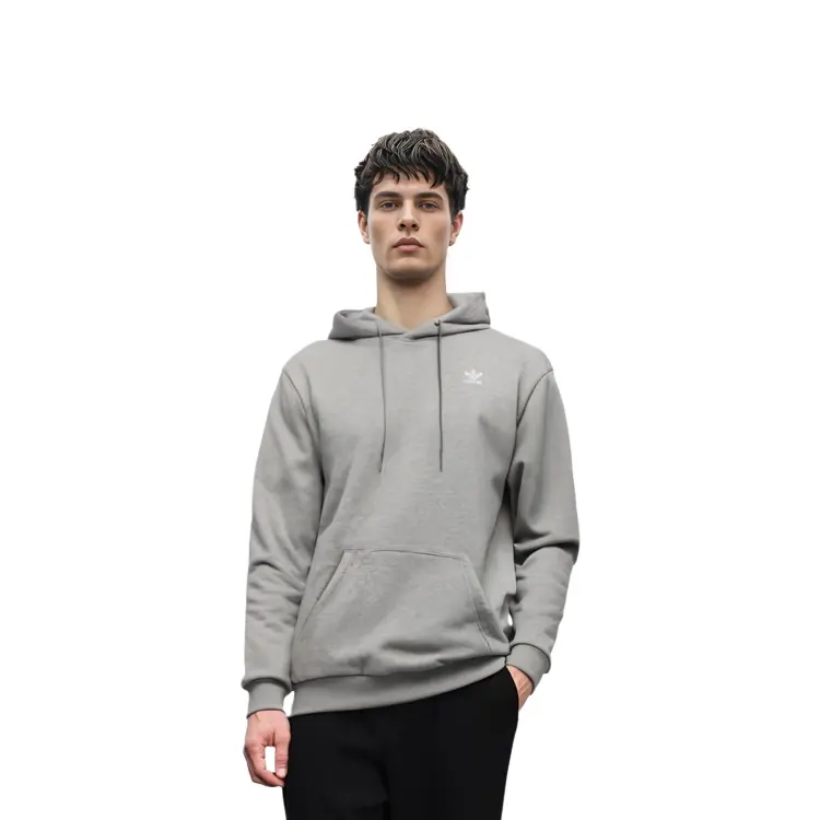 ESSENTIALS Толстовка мужская серая Adidas Originals, серый — фото 4
