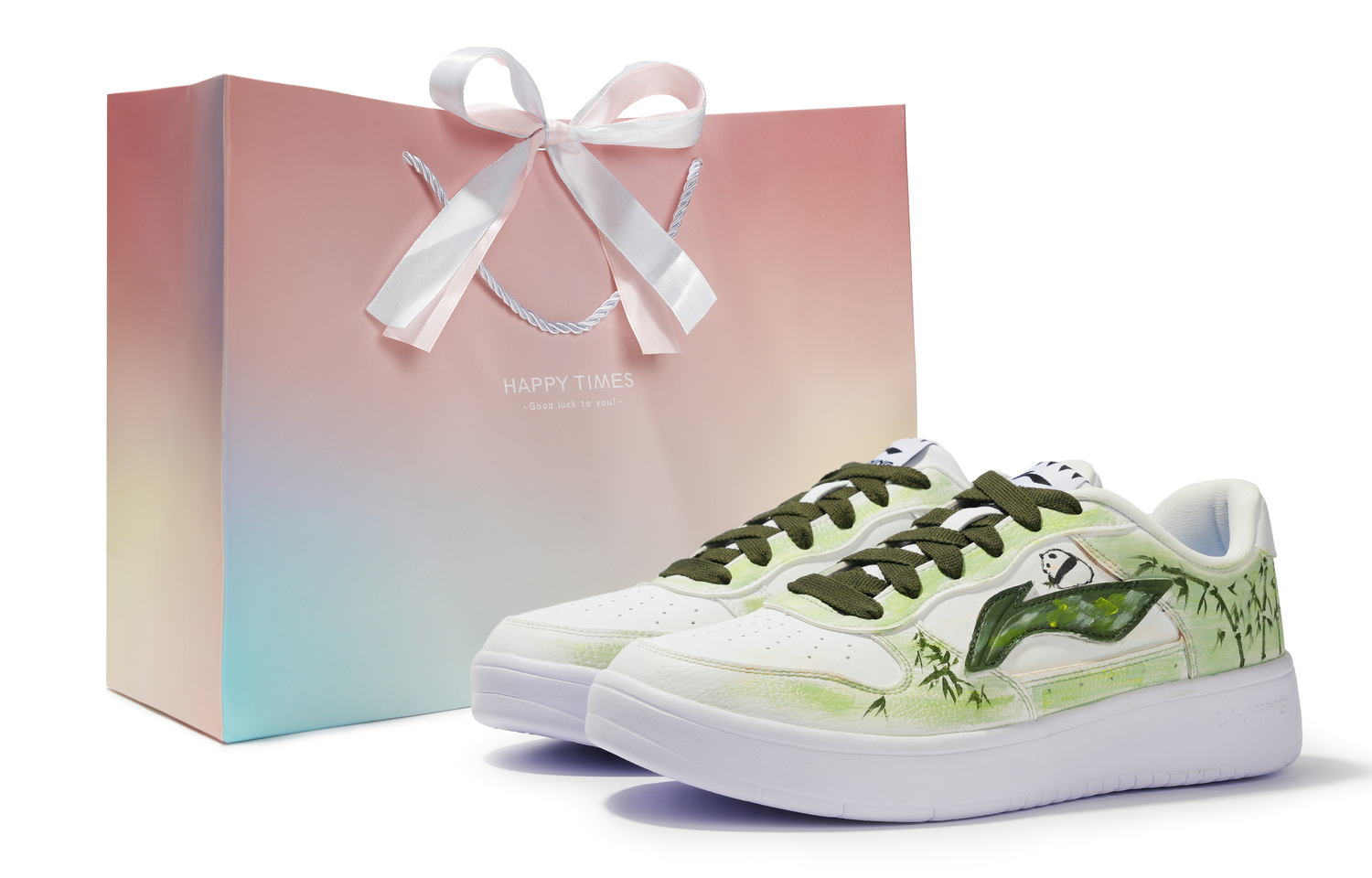 

Непромокаемые и износостойкие лодочные туфли low top Skateboard Shoes для мужчин LINING, зеленый