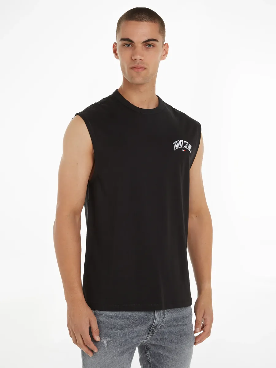 

Майка Tommy Jeans "TJM REG VARSITY TANK TOP EXT", черный