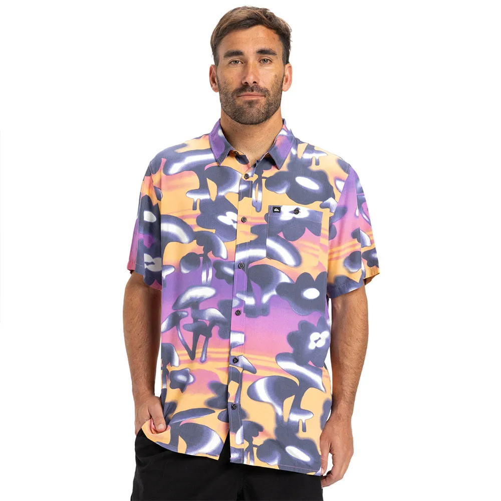 

Рубашка с коротким рукавом Quiksilver Safe Paradise, разноцветный