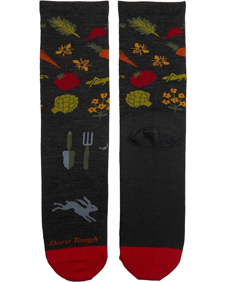 

Носки Darn Tough Vermont Farmer's Market Crew Lightweight, угольный