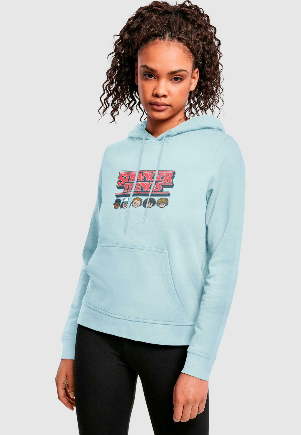 

Толстовка STRANGER THINGS - CARICATURE LOGO - Hoodie ABSOLUTE CULT, синий