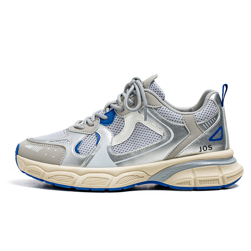 

Кроссовки Jioushen Low-Top, серебристый/синий, Серый, Кроссовки Jioushen Low-Top, серебристый/синий