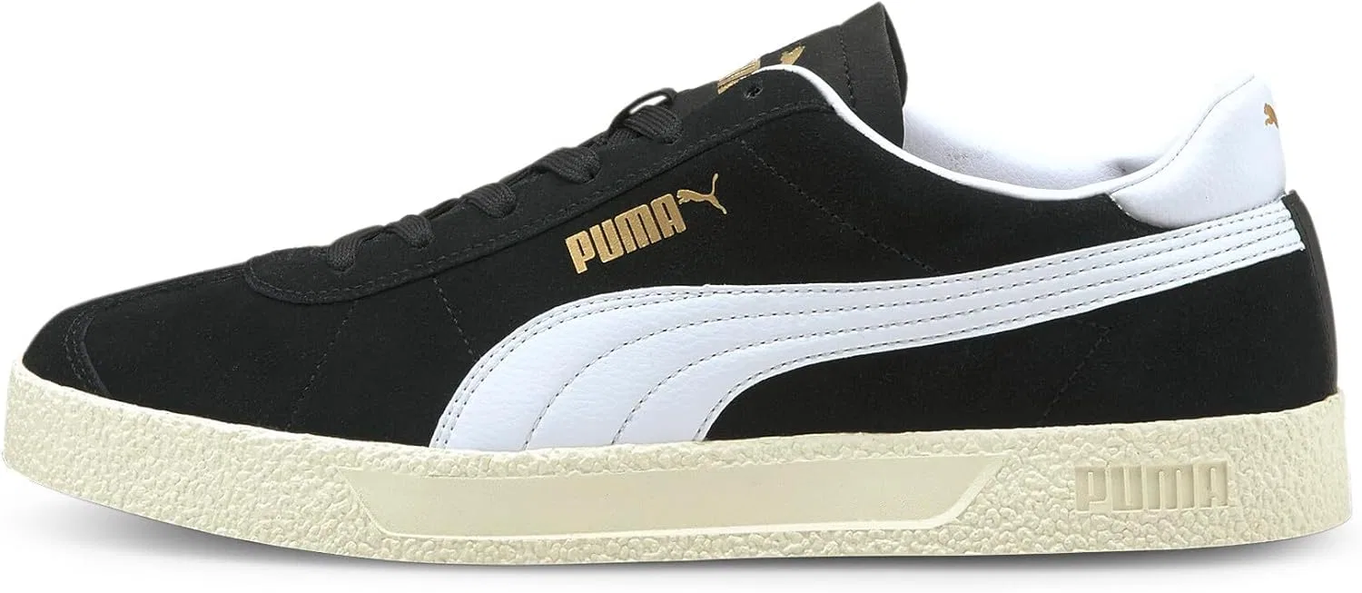 Кроссовки PUMA Unisex Club, Puma Black Puma White Puma Team Gold