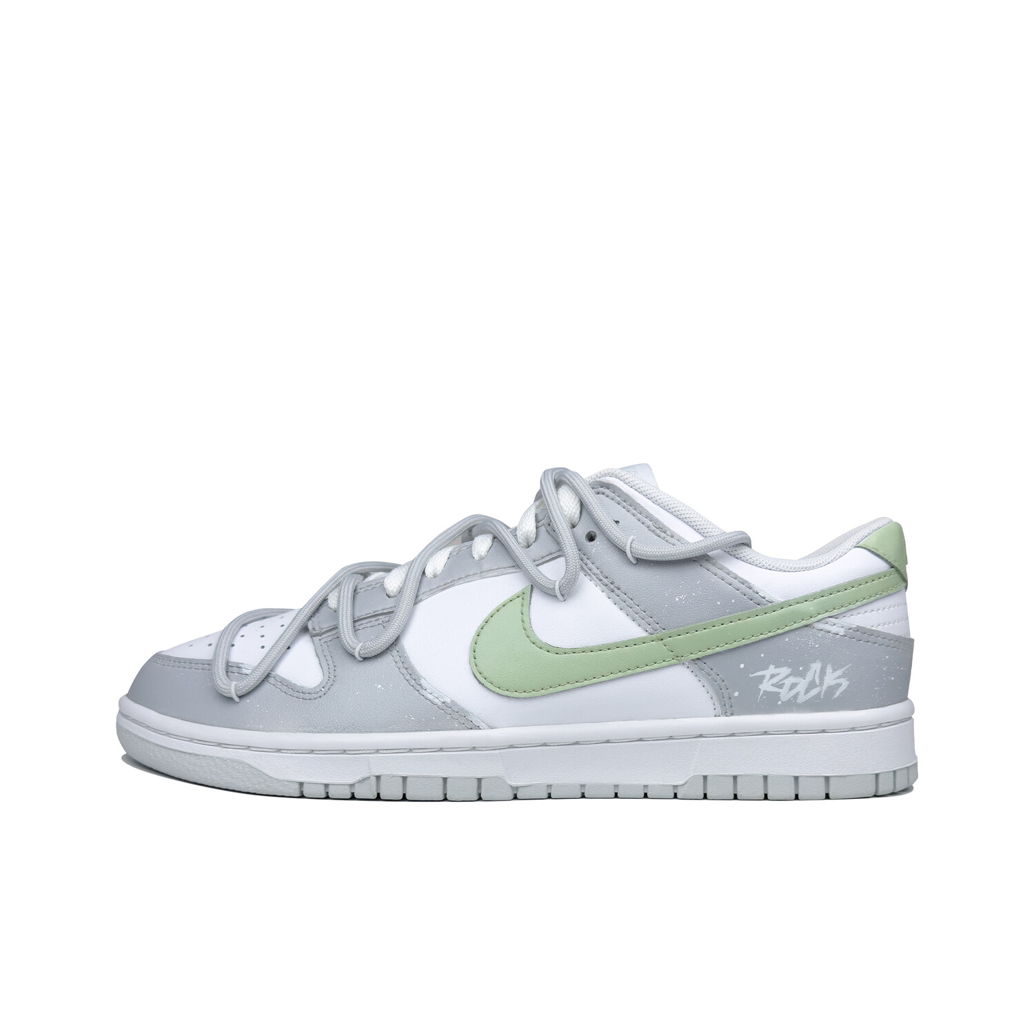 

Кроссовки Nike Dunk Skateboarding Shoes Men Low-top Grey/green, светло-зеленый