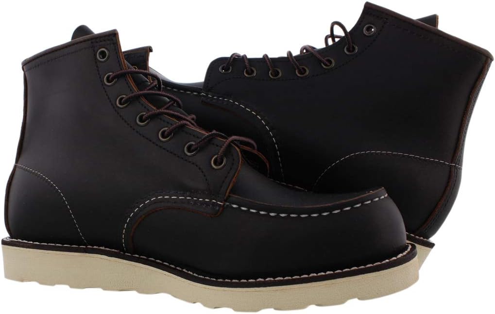 Ботинки Red Wing Men's Heritage 8146-6" Moc Lug, черный — фото 4